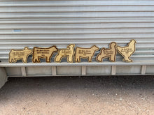 Load image into Gallery viewer, Livestock Wood Cutout
